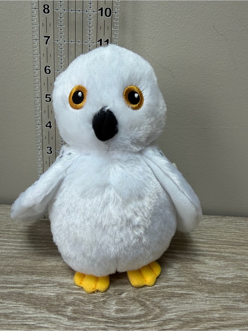 Wizarding World Harry Potter HEDWIG Snow Owl Plush 7'' Stuffed Animal NWT